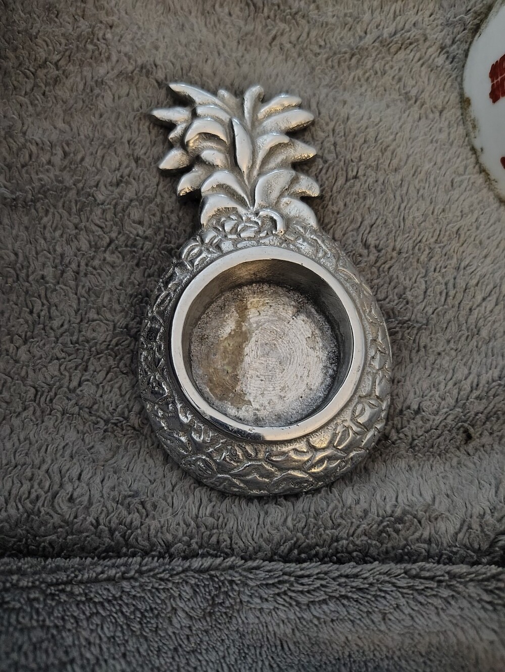 Pewter Pineapple Decor Tealight Holder
